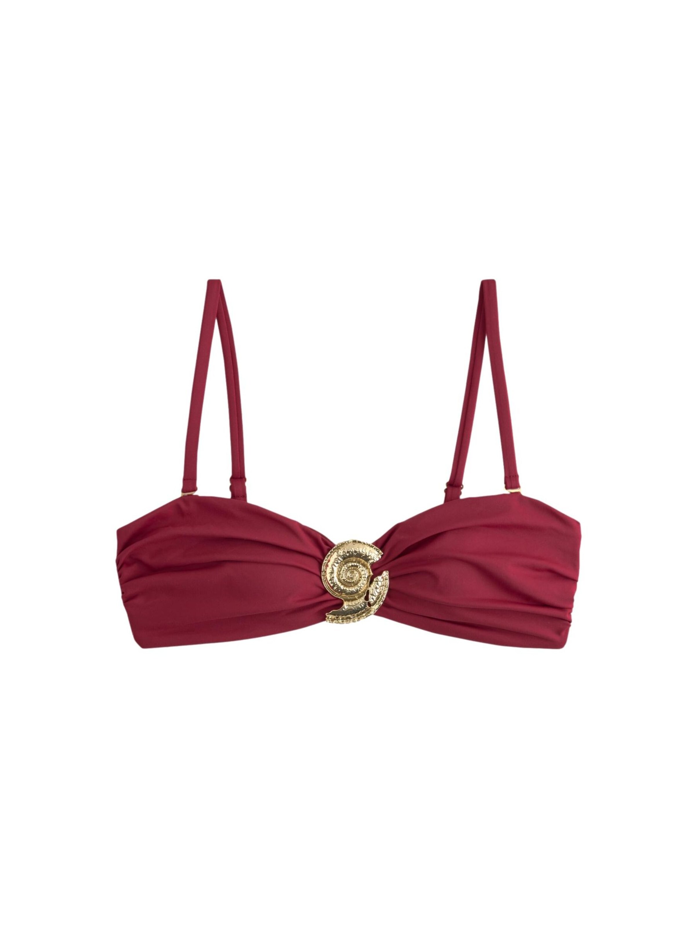 Bandeau Hauts de bikini Next en rouge : devant