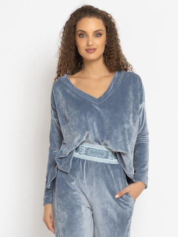 JIORO Top 'ESSENTIALS' in Grey