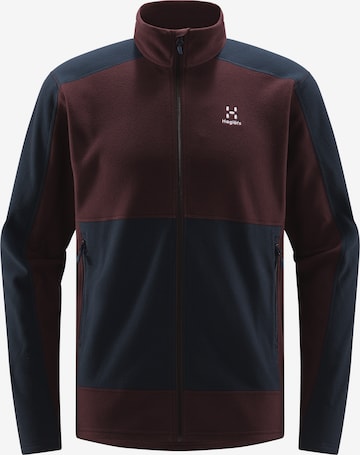 Haglöfs Athletic Fleece Jacket 'Buteo' in Blue: front