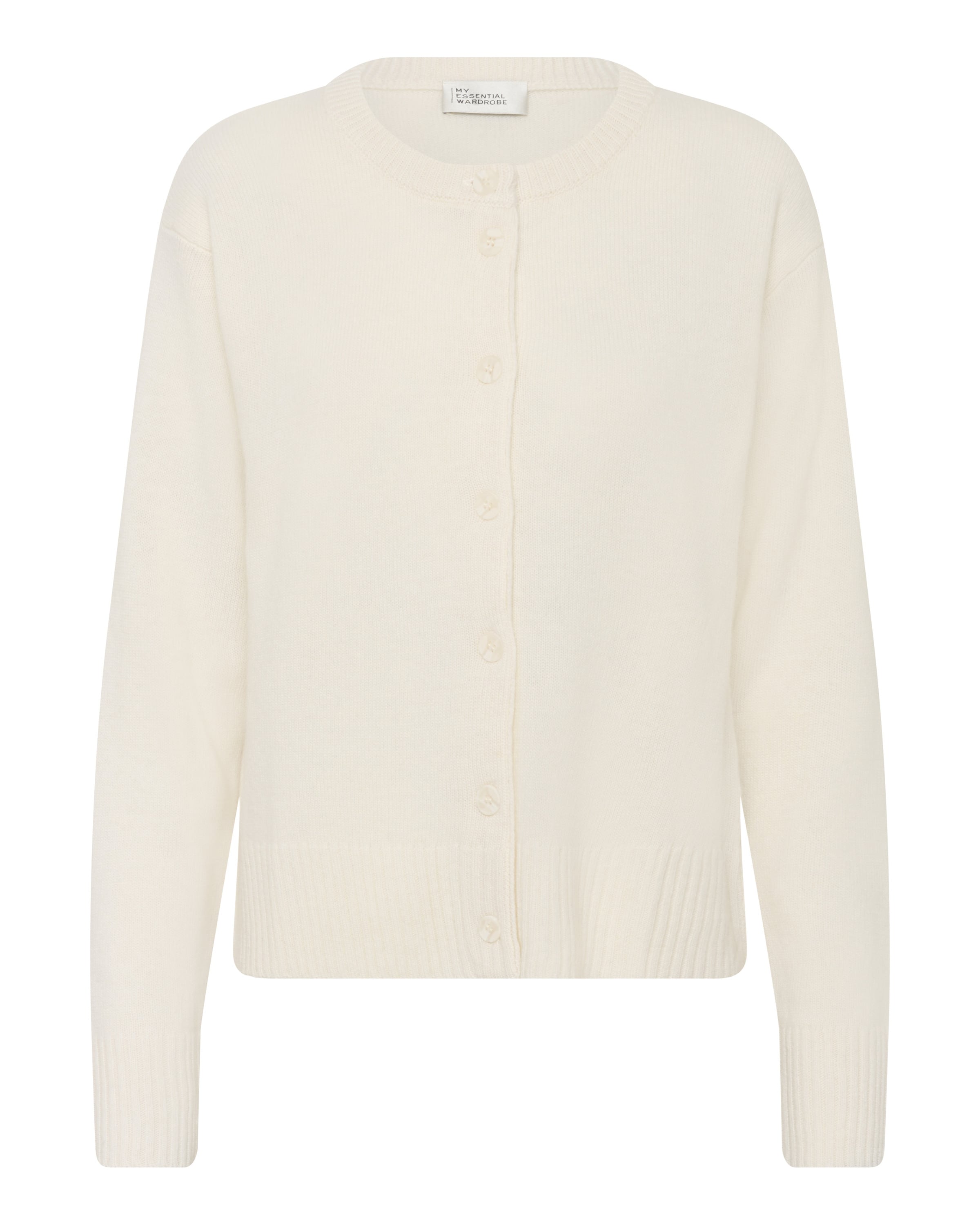 My Essential Wardrobe Cardigan 'MWHuxi' i hvid: forside