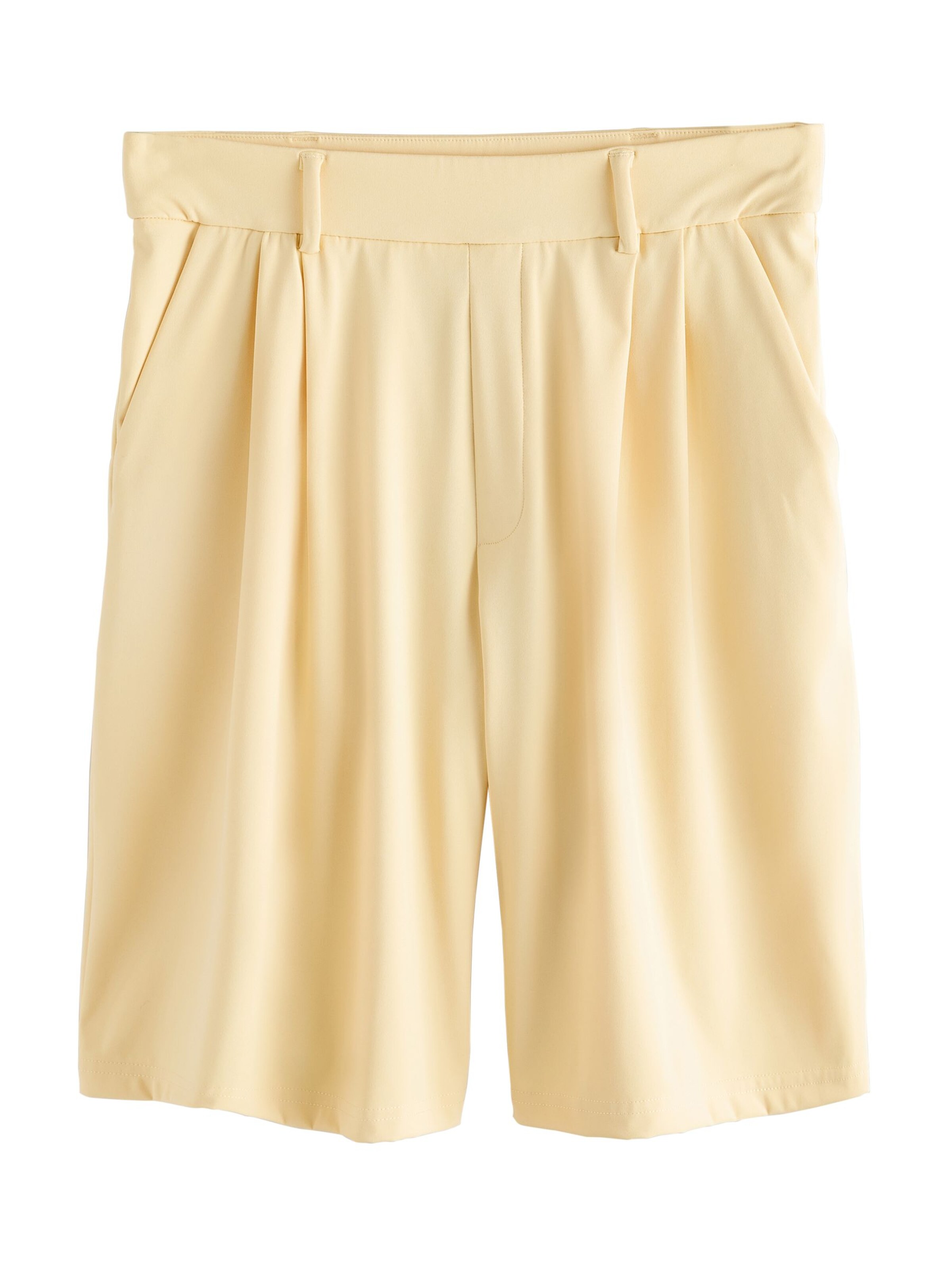 regular Pantaloni con pieghe 'N.Premium' di Next in giallo: frontale