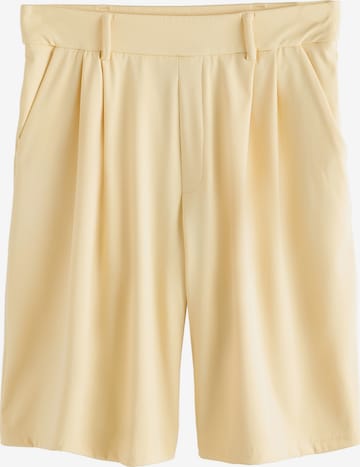 regular Pantaloni con pieghe 'N.Premium' di Next in giallo: frontale