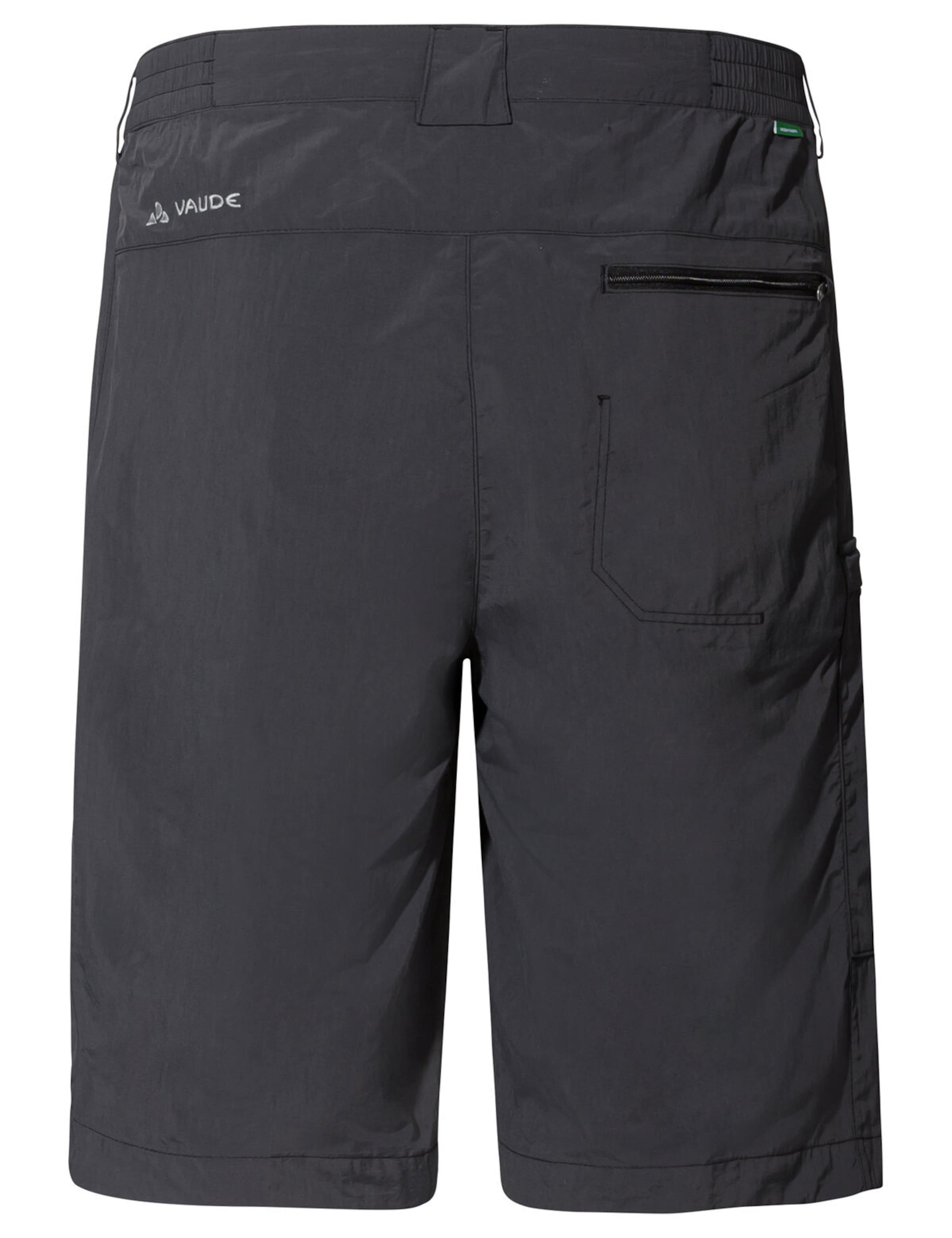 VAUDE Regular Outdoor trousers 'Farley' in Black