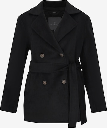 DreiMaster Klassik Between-seasons coat in Black: front