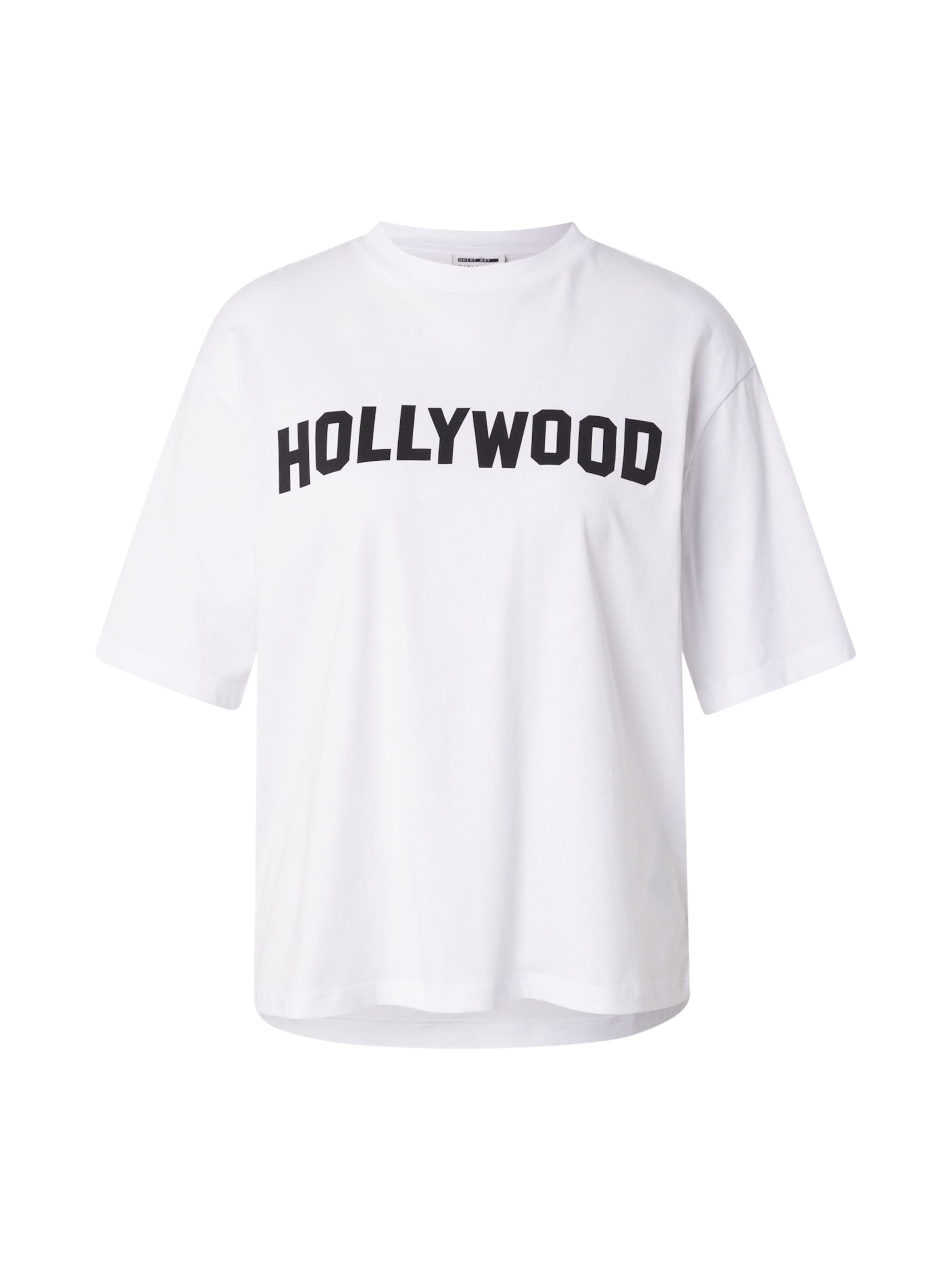 T-shirt 'NMMILLIE HOLLYWOOD' Noisy may en blanc : devant