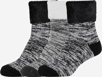 camano Socks in Black: front