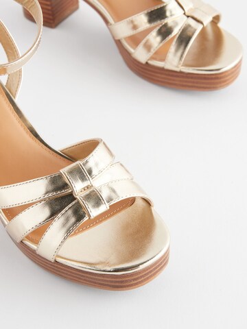 Sandales à lanières 'Forever Comfort®' Next en or