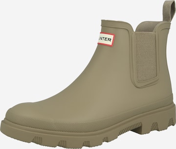 Bottes en caoutchouc HUNTER en vert : devant