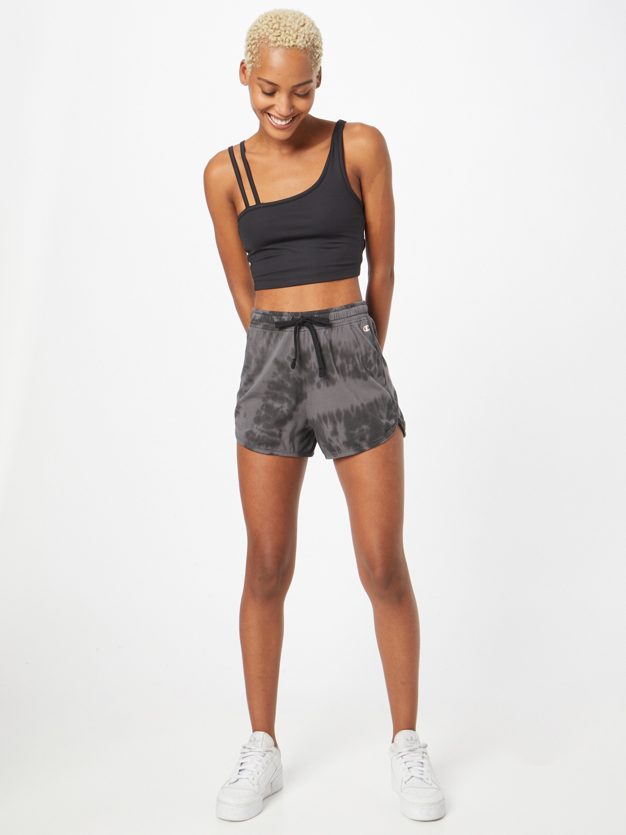 Frauen Sportarten Champion Authentic Athletic Apparel Shorts in Dunkelgrau - VT38402 Frauen Sportarten Champion Authentic Athletic Apparel Shorts in Dunkelgrau - VT38402