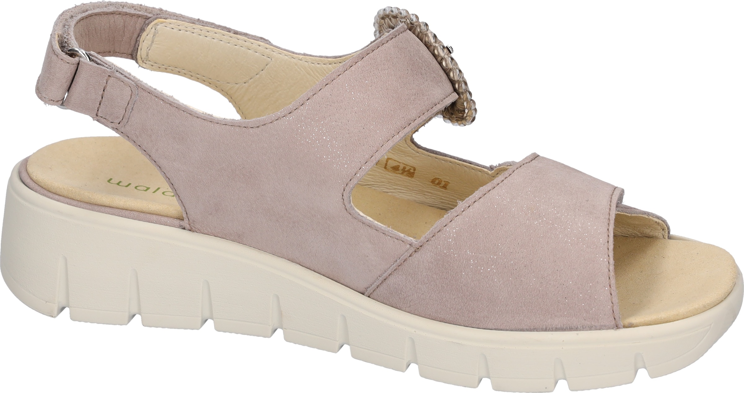 WALDLÄUFER Sandale in Grau