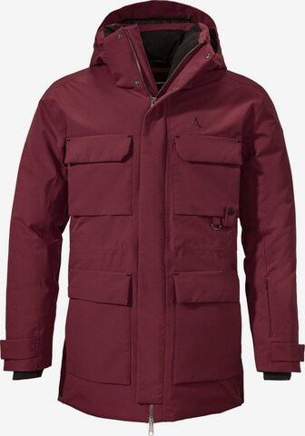 Schöffel Winter Jacket in Red: front