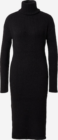 PIECES Knitted dress 'Lana' in Black: front