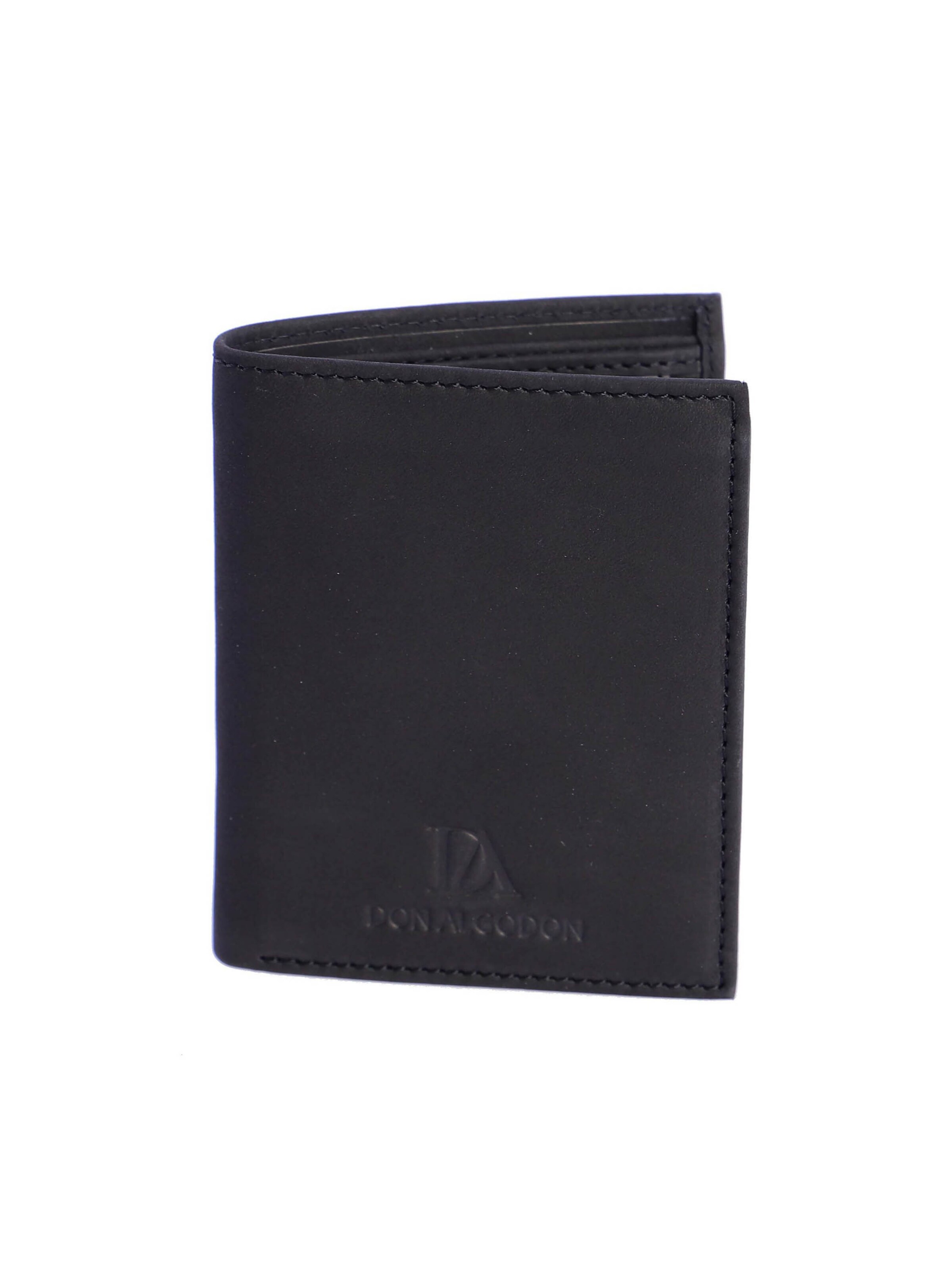 Don Algodon - Cartera 'Cartera para hombre Nicolás de piel con protección RFID' en negro: frente
