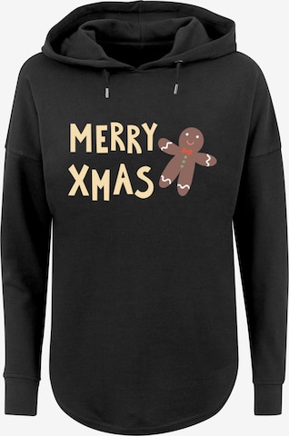 F4NT4STIC Sweatshirt 'Gingerbread Lebkuchen' in Zwart: voorkant