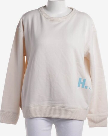 HERZENSANGELEGENHEIT Sweatshirt & Zip-Up Hoodie in XL in White: front