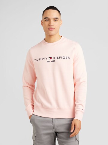 Felpa di TOMMY HILFIGER in rosa: frontale