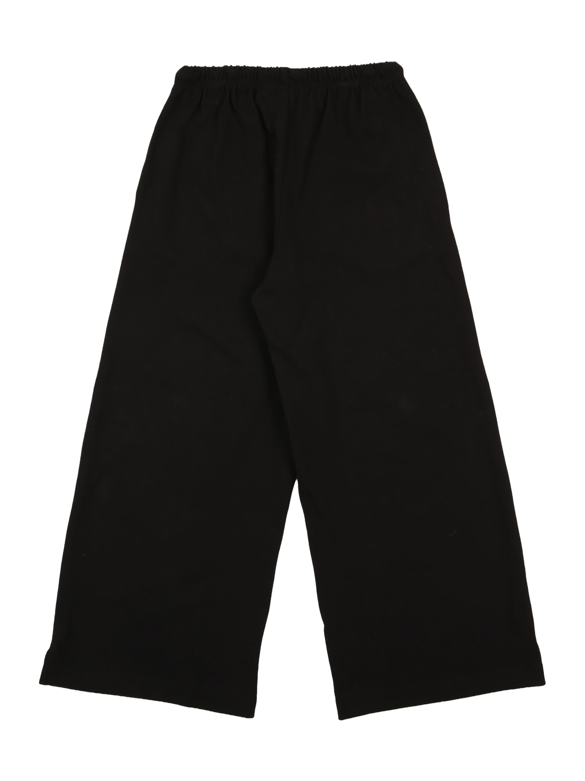 GAP Wide Leg Hose in Schwarz