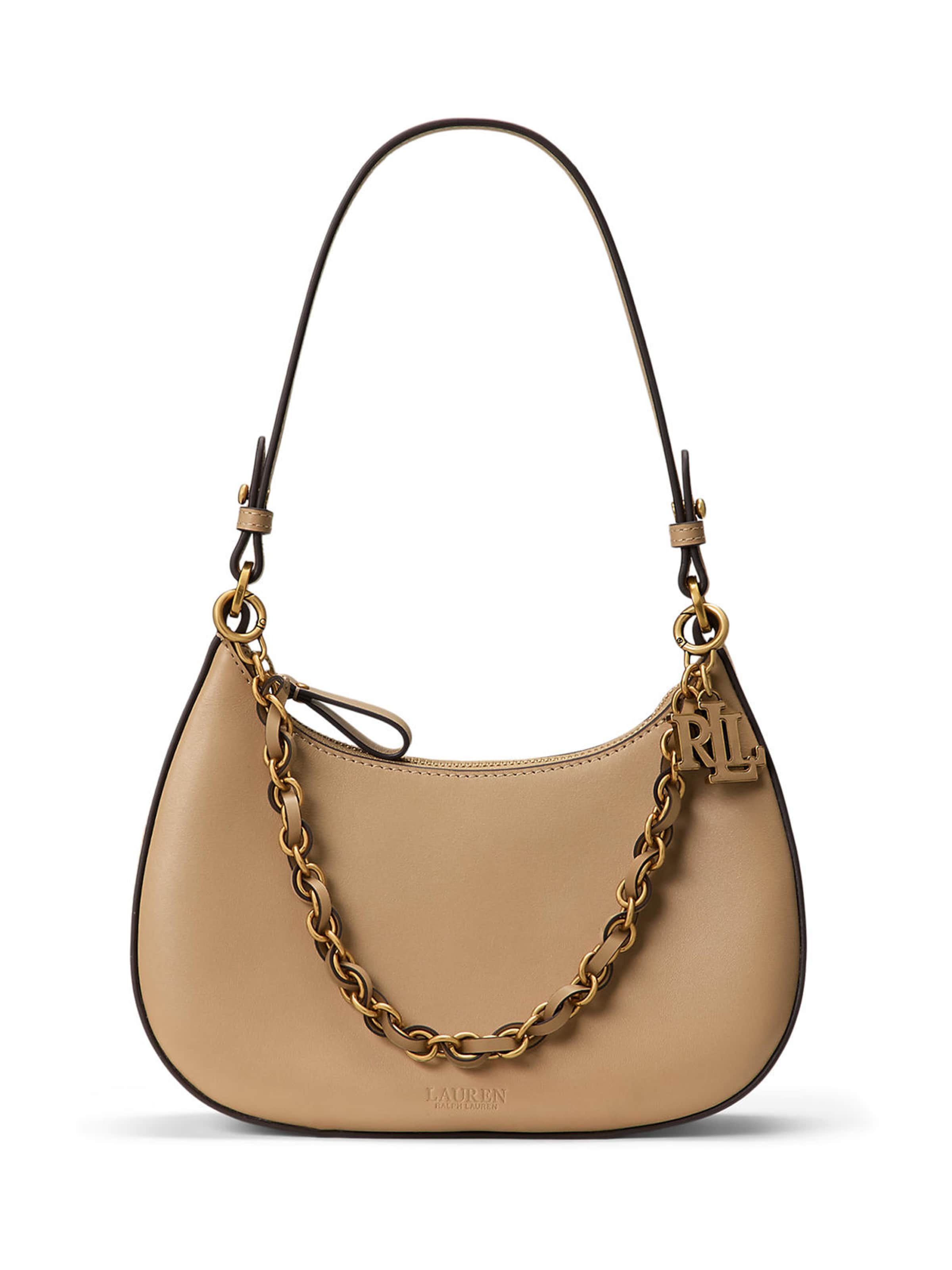Borsa a spalla di Lauren Ralph Lauren in marrone: frontale