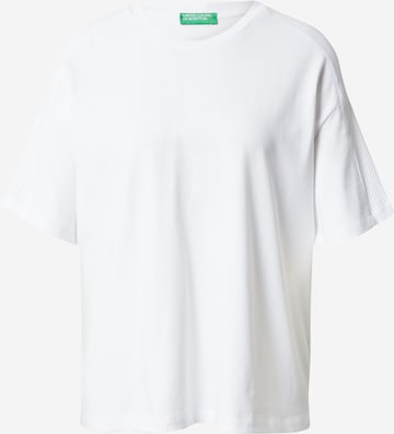 UNITED COLORS OF BENETTON Shirt in White: front