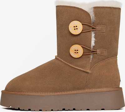 Gooce Bootsit 'HUBBARD' värissä ruskea / kastanjanruskea, Tuotenäkymä