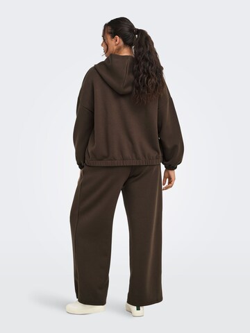 ONLY Carmakoma - Pierna ancha Pantalón 'CARScarlett' en marrón