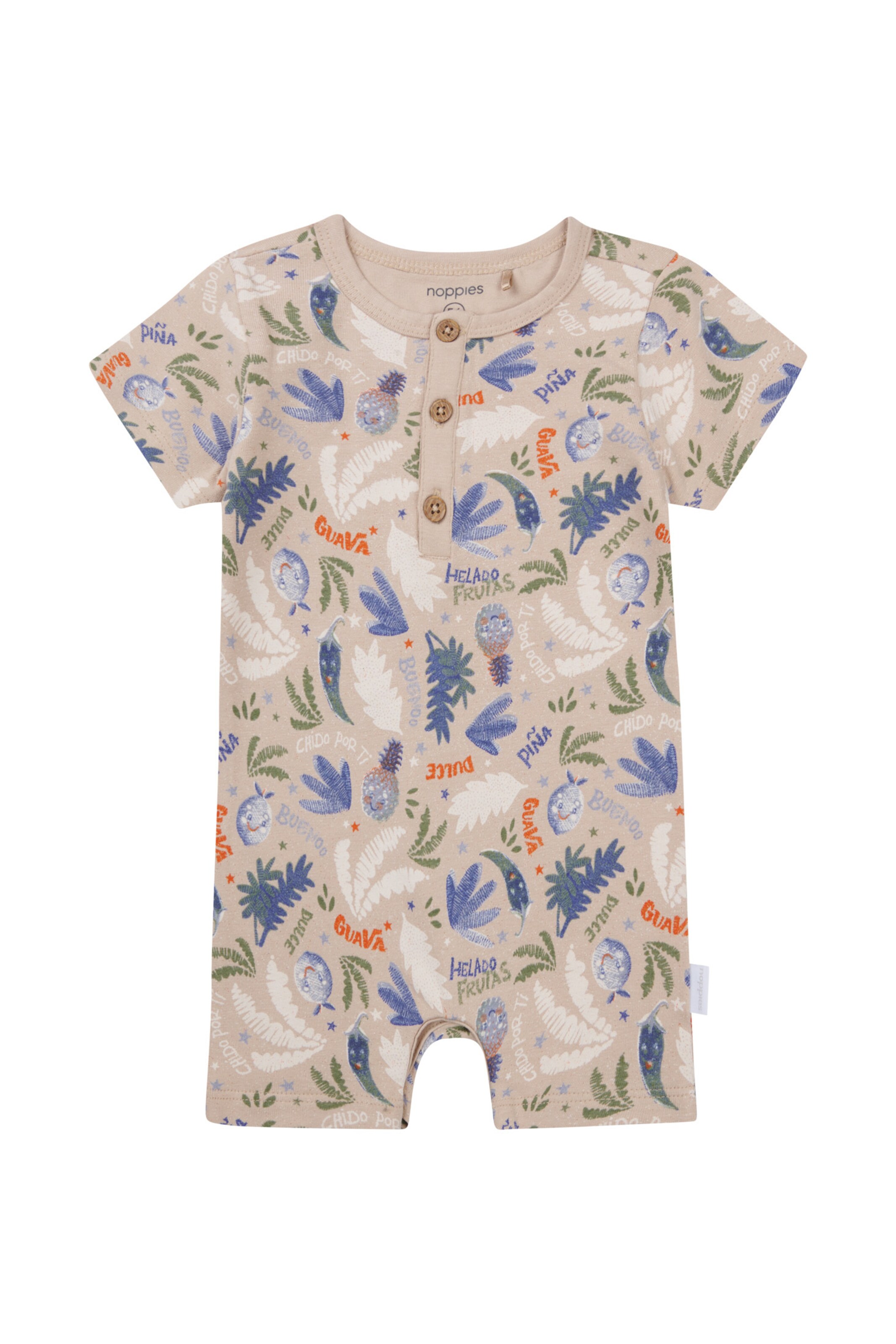 Noppies Romper/Bodysuit 'Offida' in Beige: front