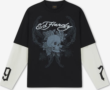 Ed Hardy Paita '1971 Skull' värissä musta: etupuoli