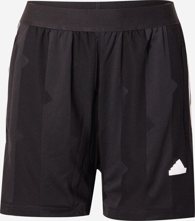 ADIDAS SPORTSWEAR Sports trousers 'TIRO Q3' in Black / White, Item view