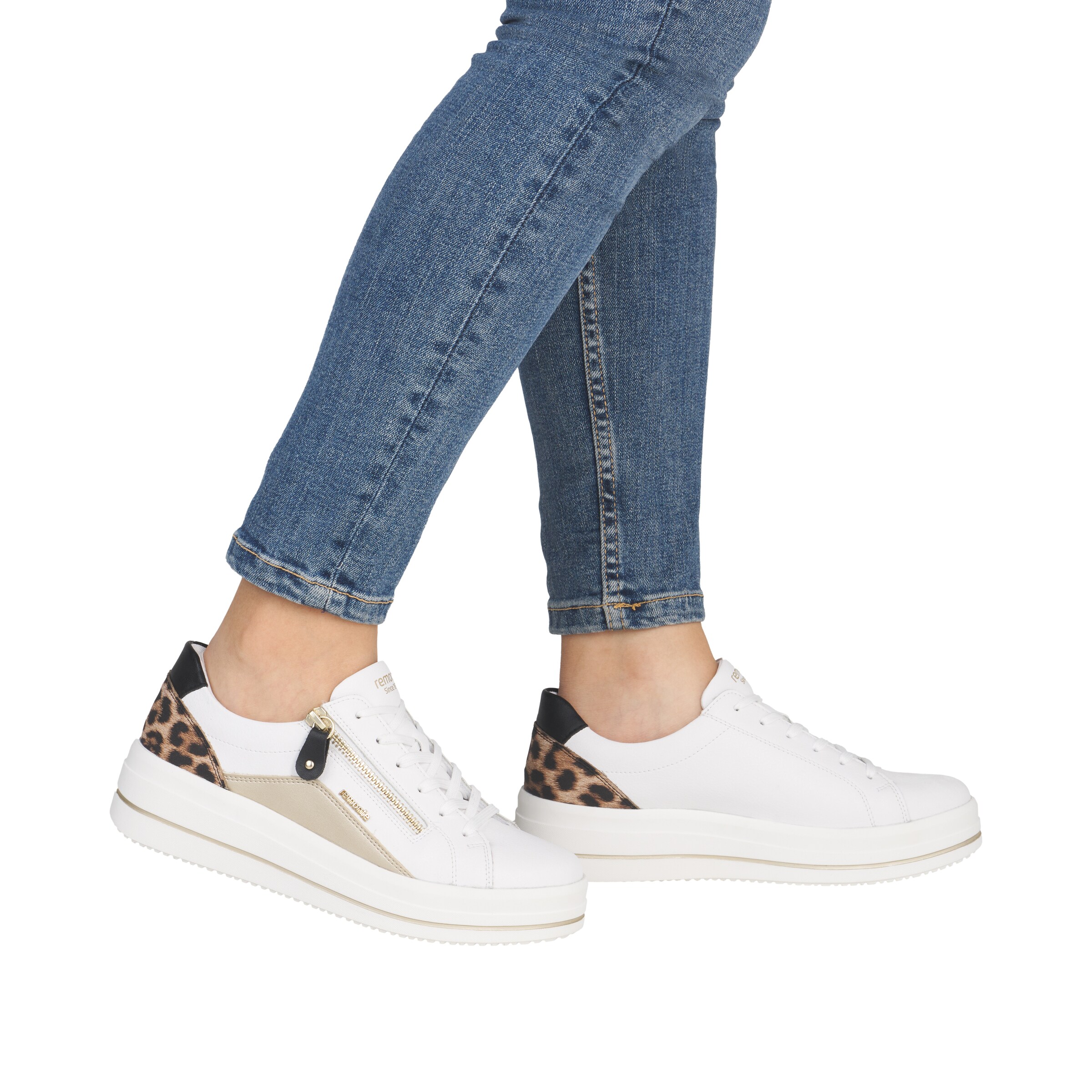 Baskets basses REMONTE en blanc