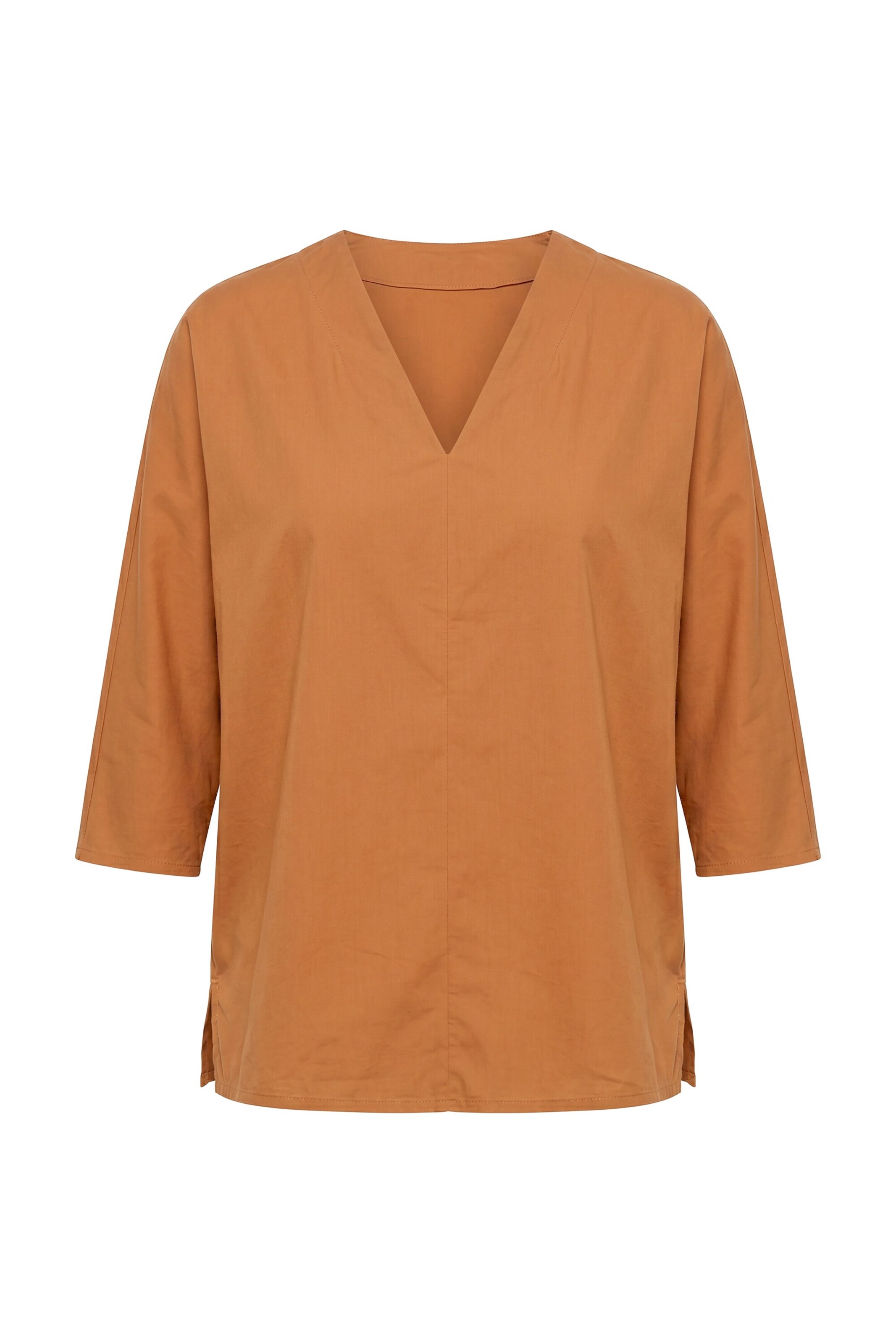 Ulla Popken Blouse in Oranje: voorkant