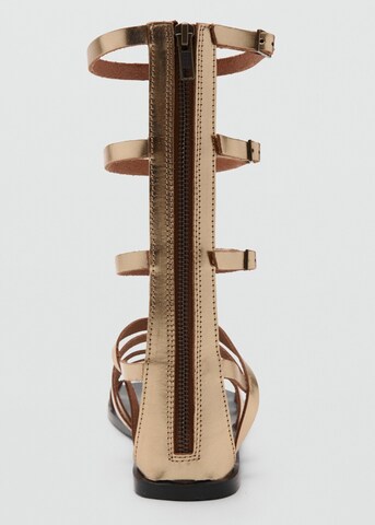 MANGO TEEN Sandals 'Ember' in Gold