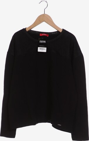 GUESS Sweatshirt & Zip-Up Hoodie in M in Black: front