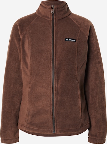 Veste en polaire fonctionnelle 'Benton Springs' COLUMBIA en marron : devant