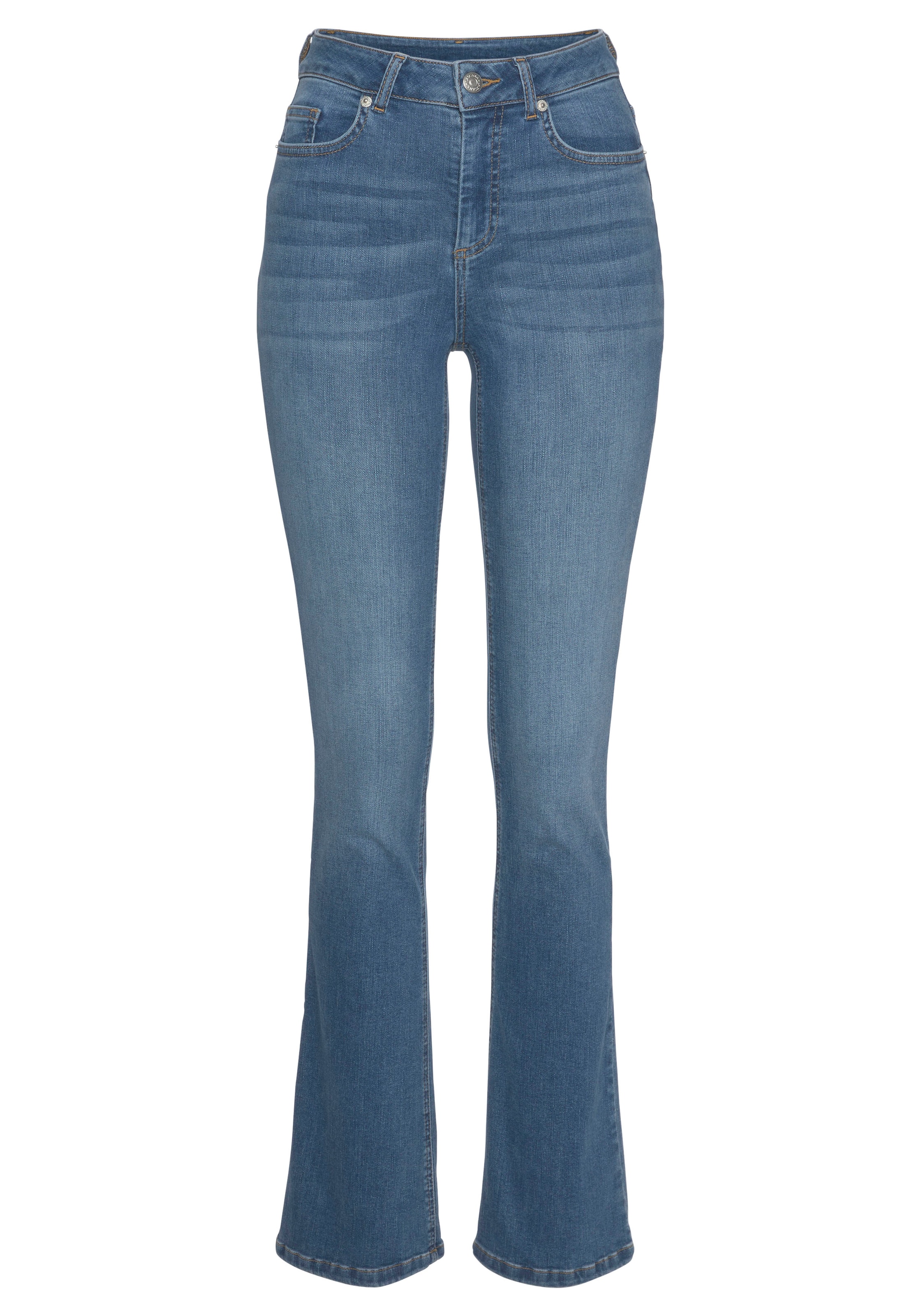 Flared Jeans di LASCANA in blu: frontale