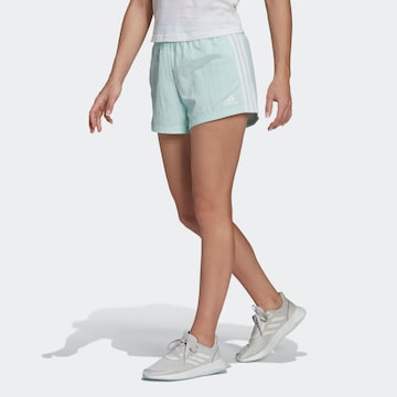 ADIDAS SPORTSWEARregular Sportske hlače 'Essentials' - zelena boja: prednji dio