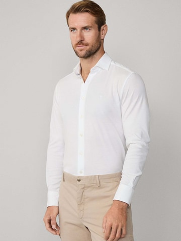 Coupe slim Chemise Hackett London en blanc
