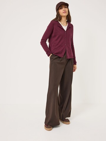 Tamaris Gebreid vest in Lila