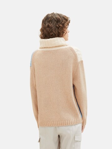 TOM TAILOR Sweater in Beige