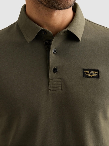 PME Legend - Jersey 'American Classic polo shirt with long sleeves and flight pocket' en verde