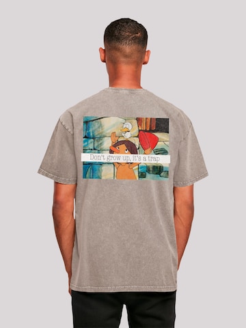 F4NT4STIC Shirt 'Heroes of Childhood Pinocchio' in Grey