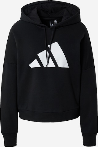 ADIDAS PERFORMANCE Sport sweatshirt i svart: framsida