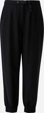 Tapered Pantaloni de la comma casual identity pe negru: față