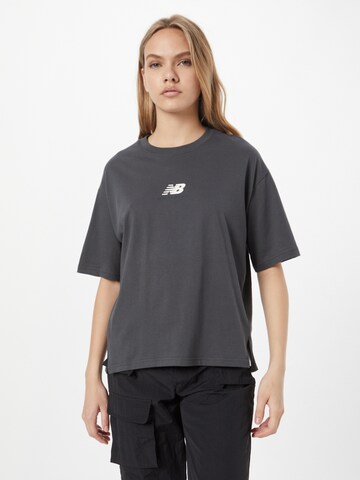 T-shirt new balance en gris : devant