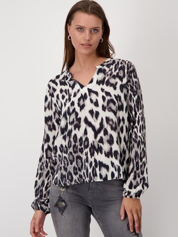 monari Bluse in Grau: Vorderseite