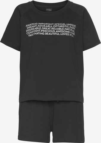 KangaROOS Pajama in Black: front