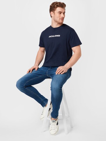 JACK & JONES T-Shirt 'You' in Blau