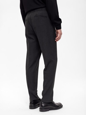 Regular Pantalon à plis Antioch en gris