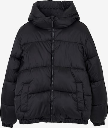 Veste d’hiver Pull&Bear en noir : devant