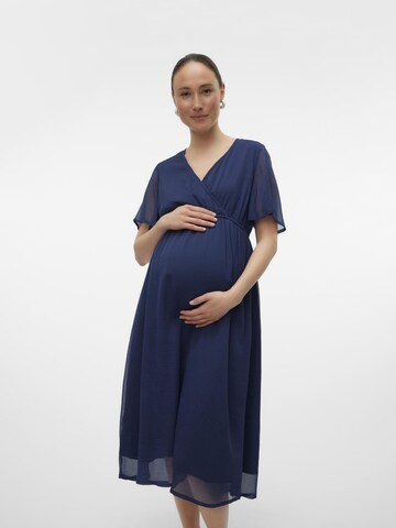 MAMALICIOUS Jurk in Blauw: voorkant