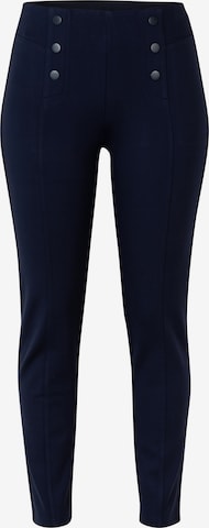 STOOKER WOMEN Slimfit Hose 'SIENNA' in Blau: Vorderseite